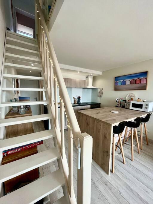 Apartamento Duplex Cosy Avec Vue Mer Cucq Exterior foto